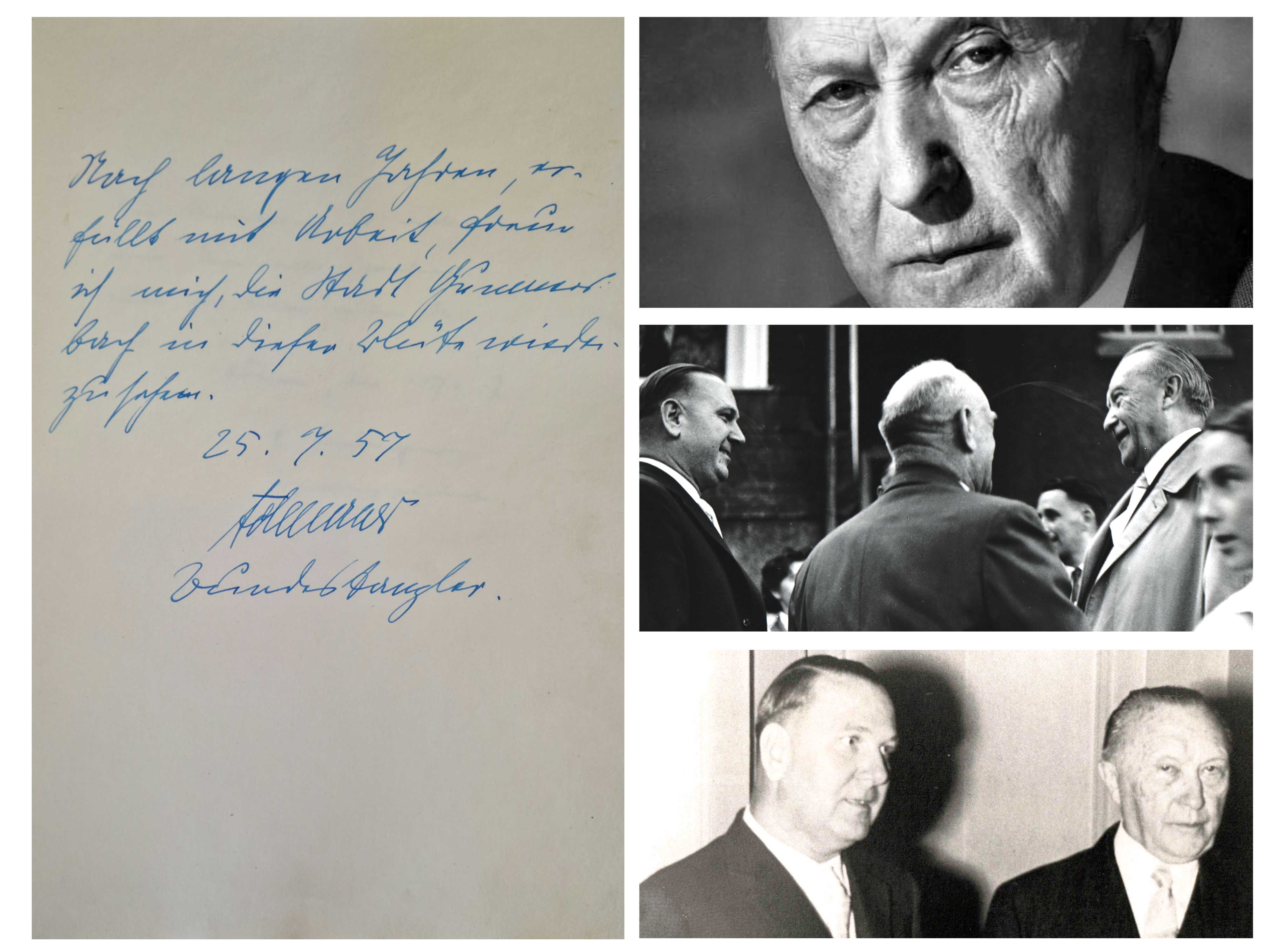 Stadtarchiv: Goldenes Buch - Adenauer